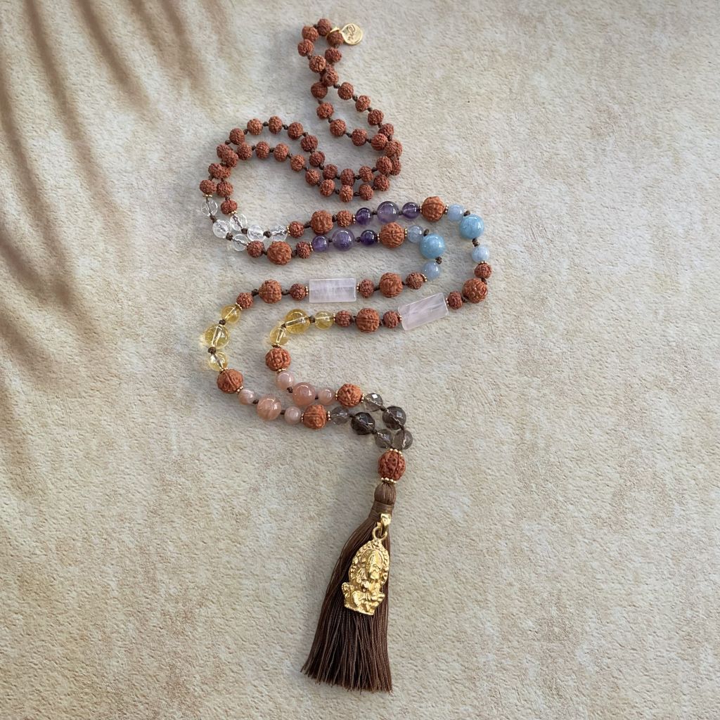 7 Chakra Bead Mala | 7 Chakra Cleansing Mala | Mala Elements