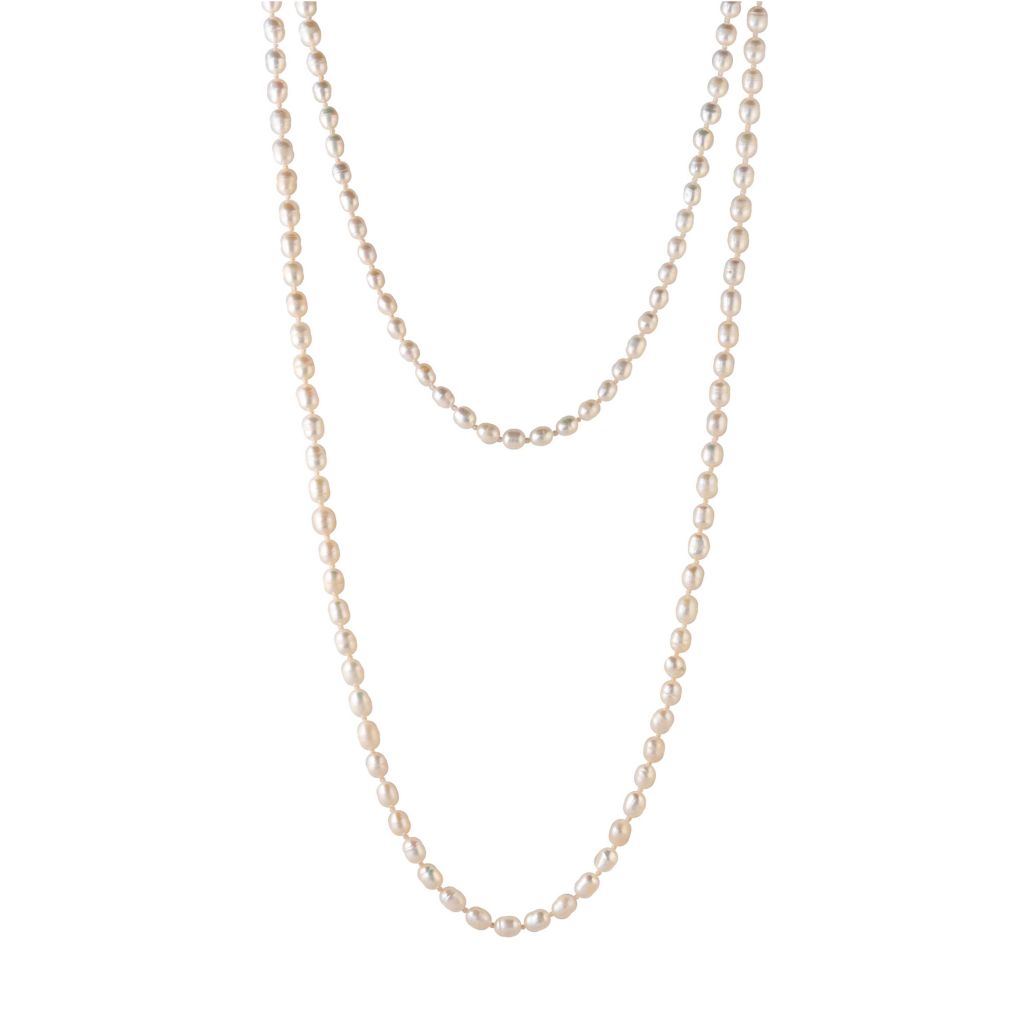 Pearl Rope Necklace | Fresh Water Pearl Necklace | Mala Elements