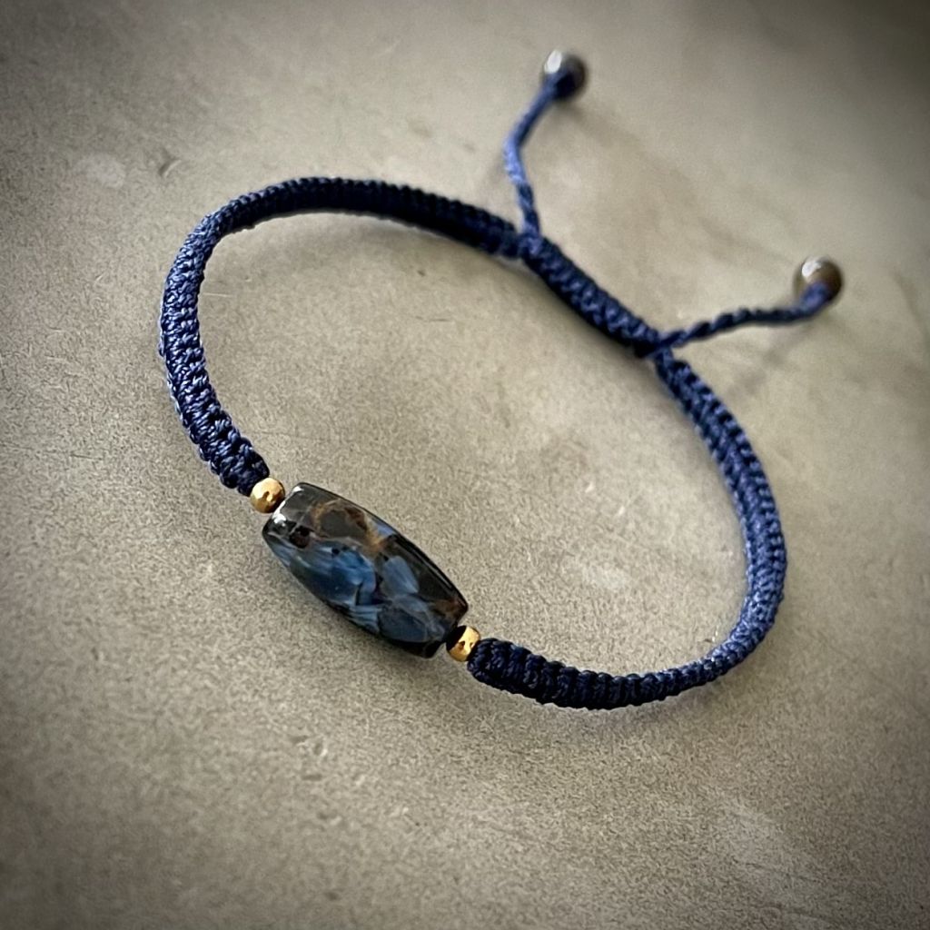 Pietersite Handwoven Bracelet | Mala Elements