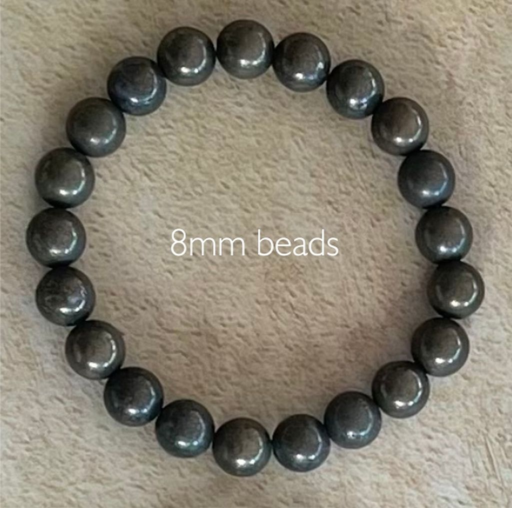Pyrite Bracelet Faceted | Enhancer Pyrite Bracelet | Mala Elements