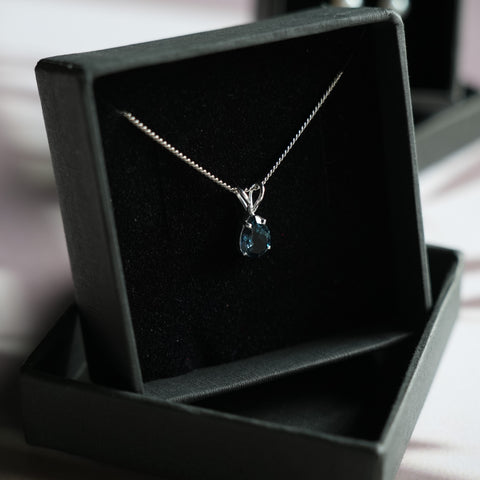 London Blue Topaz Pendant Necklace