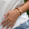 Golden Citrine Beaded Bracelet