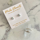 Aquamarine Stud Earrings | Fine Stud Earrings | Mala Elements