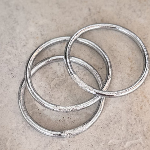 Authentic Thai Buddhist Temple Bangle (Kumlai) Thick