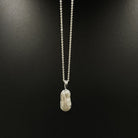 Biwa Pearl Chain | Sterling Silver Pendant | Mala Elements