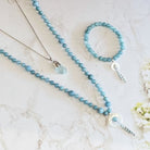 Chandra Aquamarine Bracelet | Aquamarine Bracelet | Mala Elements