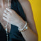 Baroque Pearl & Wood Bracelet