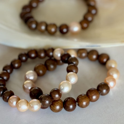 Blushwood Pearl Bracelets