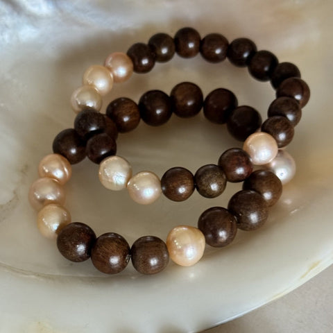 Blushwood Pearl Bracelets