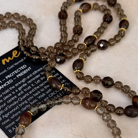 Grounded ME Smoky Quartz Bracelet