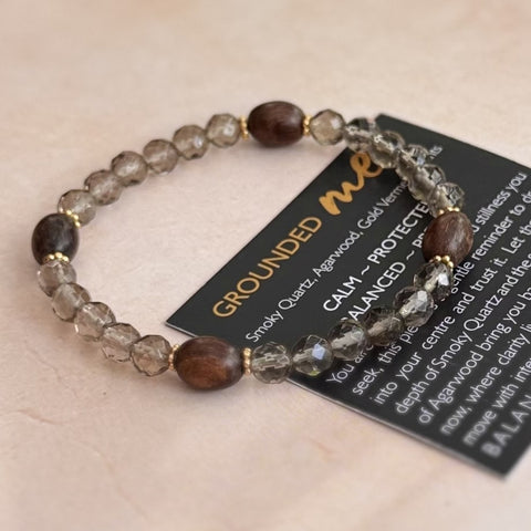 Grounded ME Smoky Quartz Bracelet