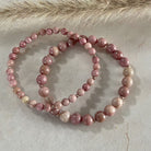 Women's Rhodonite Bracelets | Pink Rhodonite Bracelets | Mala Elements