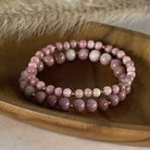 Women's Rhodonite Bracelets | Pink Rhodonite Bracelets | Mala Elements