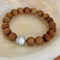 Ella South Sea Pearl & Wood bracelets