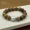 Ella South Sea Pearl & Wood bracelets