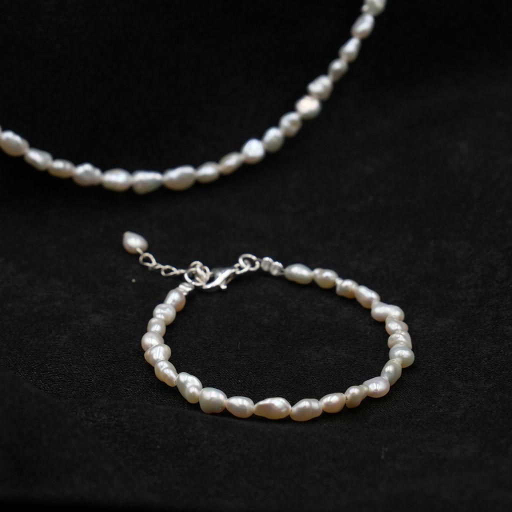 Poppy Baroque Bracelet | Baroque Pearl Bracelet | Mala Elements
