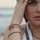 Tourmaline Compassion Bracelet | Women Pearl Bracelet | Mala Elements