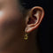 Citrine Tiny Hoop Earrings