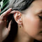 Citrine Tiny Hoop Earrings