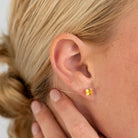 Princess Stud Earrings | Cut Fine Stud Earrings | Mala Elements