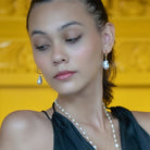 Pearl Hoop Earrings | Baroque Hoop Earrings | Mala Elements
