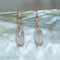 Rose Quartz Earrings | Whispering Hearts Earrings | Mala Elements