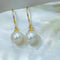 South Sea Pearl Shepherd Hook Earrings