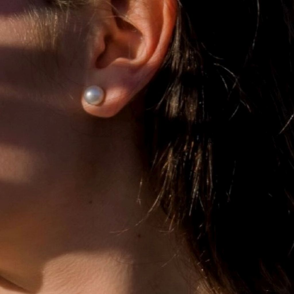 Pearl Stud Earrings | South Sea Earrings | Mala Elements