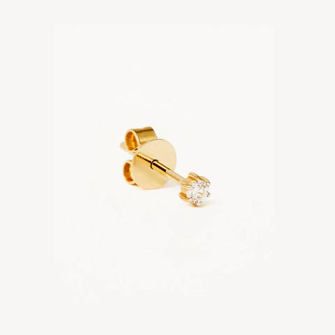 Tiny Natural Diamond Stud Earrings