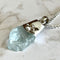 Sterling Silver Aquamarine Chain | Aquamarine Pendant | Mala Elements