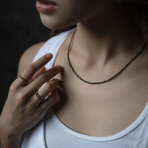 Fine Pyrite Necklace