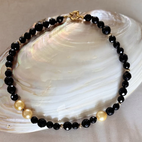 Phoenix Gold South Sea Pearl Collar Necklace