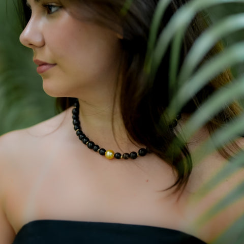 Phoenix Gold South Sea Pearl Collar Necklace