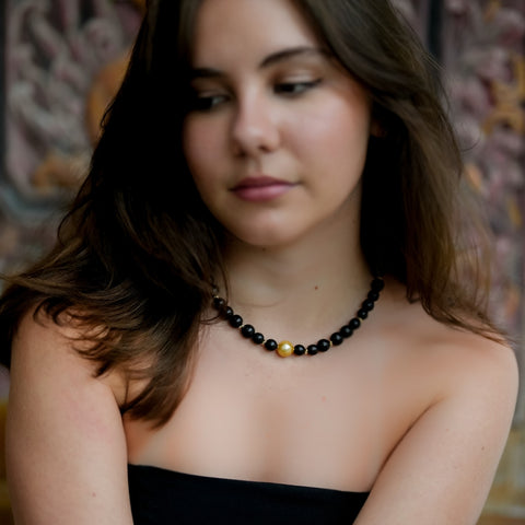 Phoenix Gold South Sea Pearl Collar Necklace