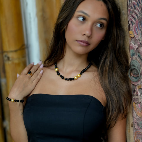 Phoenix Gold South Sea Pearl Collar Necklace