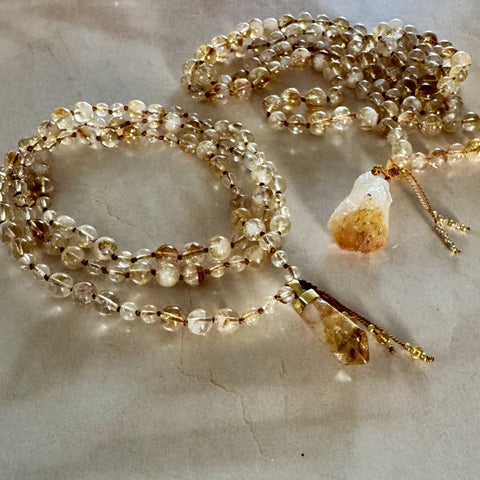 Citrine 108 Bead Mala