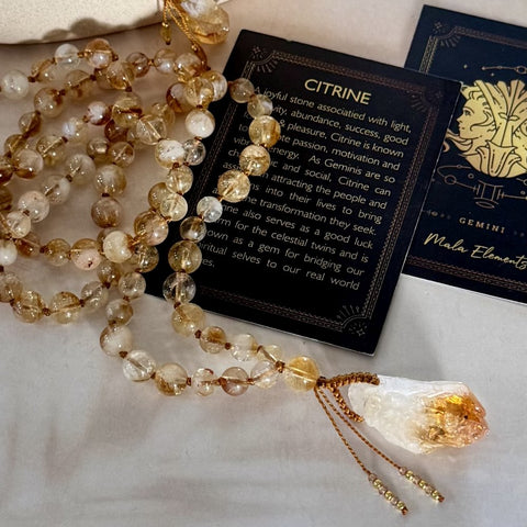 Citrine 108 Bead Mala