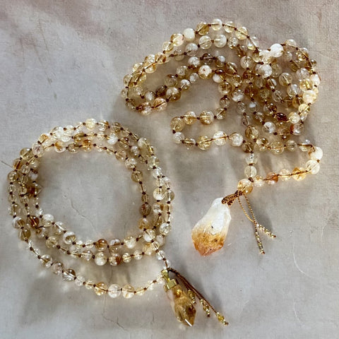 Citrine 108 Bead Mala