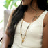 Citrine and Smoky Quartz 108 Bead Mala Necklace - Radiant ME