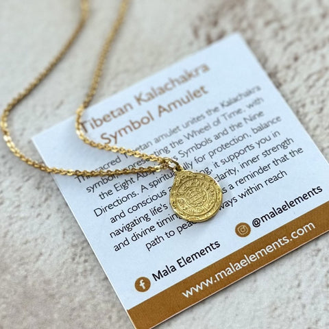 Tibetan Kalachakra Pendant Necklace