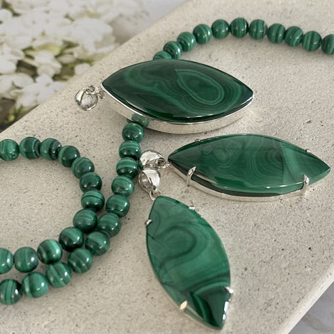 Malachite Pendants