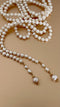 Lady Jane Long Lariat Pearl Necklace