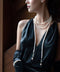 Lady Jane Long Pearl Lariat Necklace