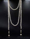 Lady Jane Long Pearl Lariat Necklace