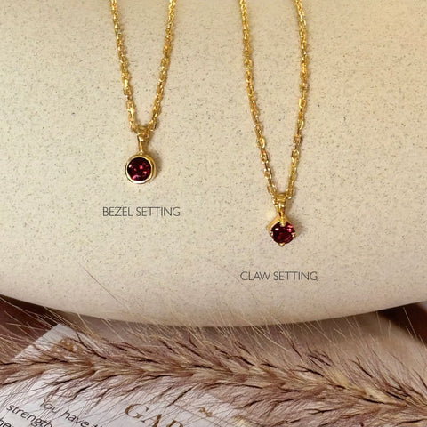 Fine Garnet Necklace