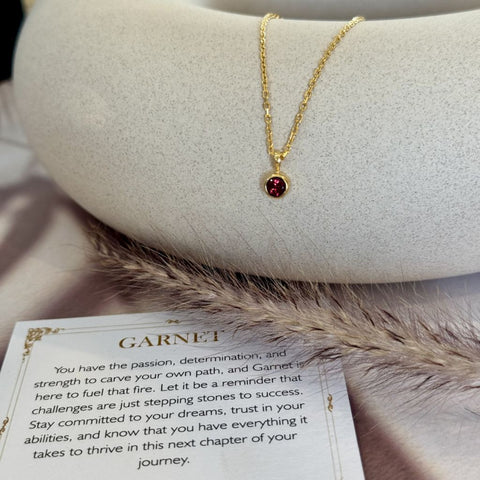 Fine Garnet Necklace