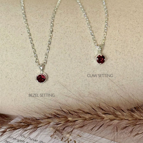 Fine Garnet Necklace