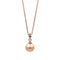 Edison Pink Pearl Necklace in Rose Gold