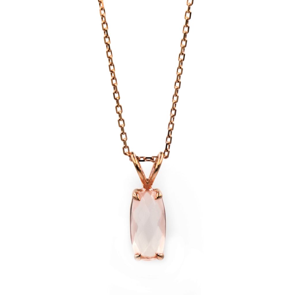 Rose Quartz Necklace | Whispering Hearts Nackles | Mala Elements