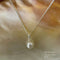 Sterling Silver South Sea Pearl Pendant Necklace